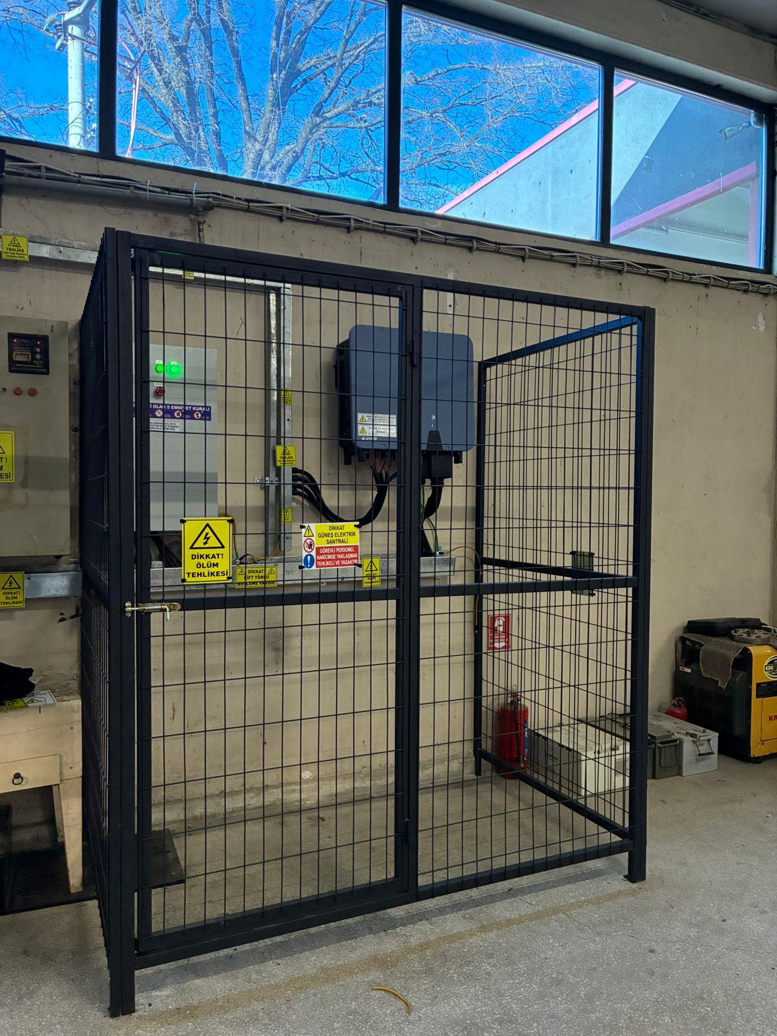 Güvenlik Kafesi ve Inverter